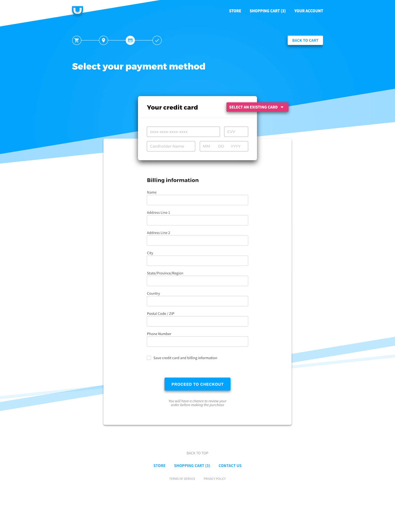 Credit Card Form